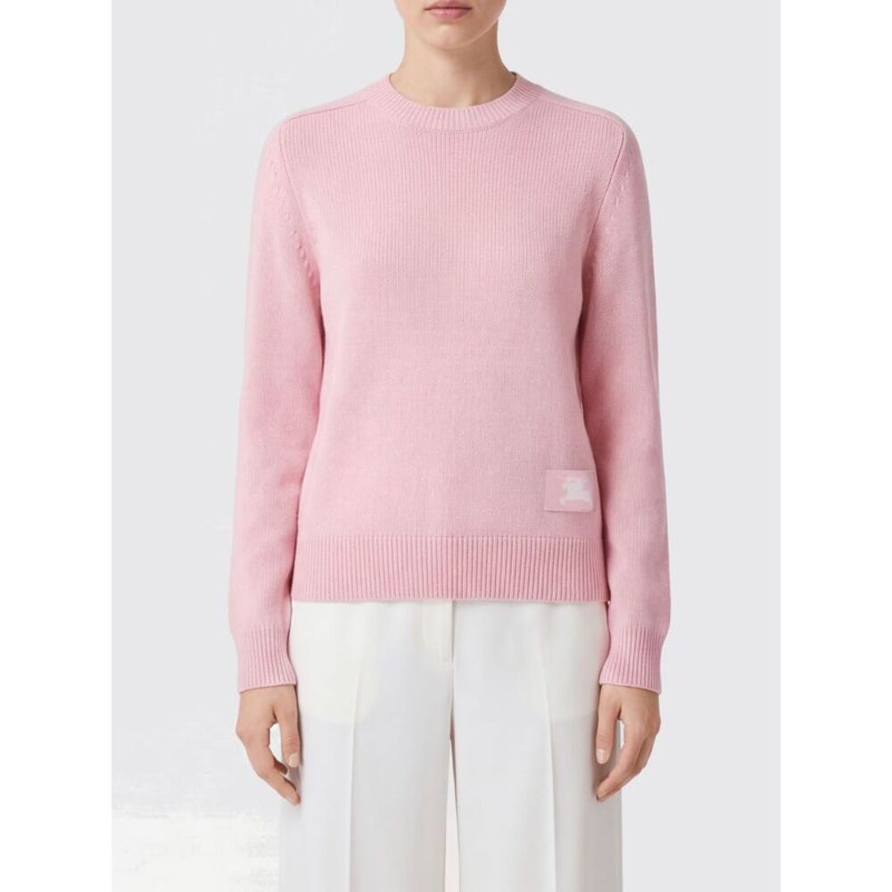 Burberry Women Burberry Embroidered Ekd Logo Cashmere Crewneck Jumper
